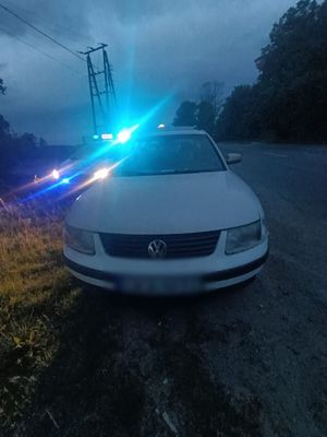 pojazd skontrolowany przez policjantów