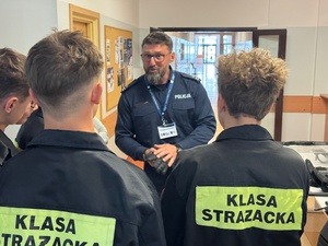 policjanci podczas olimpiady