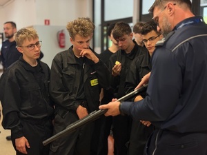 policjanci podczas olimpiady