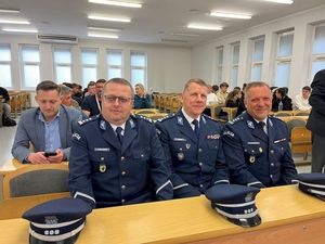 policjanci podczas olimpiady