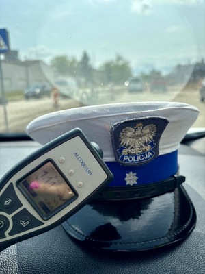 badanie z alkomatu i rower