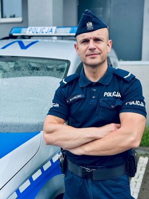 policjant, który pomógł mężczyźnie w ataku hipoglikemii