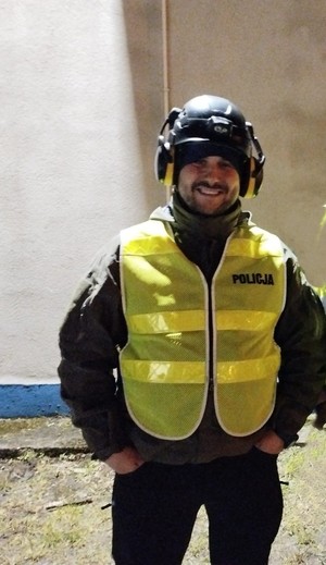 Naczelnik prewencji, który otrzymał podziękowania