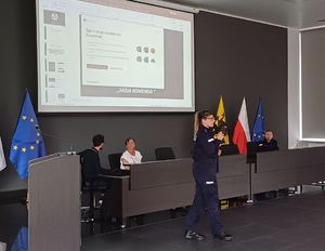 policjanci OPP podczas szkolenia