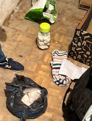 zatrzymani i zabezpieczone narkotyki