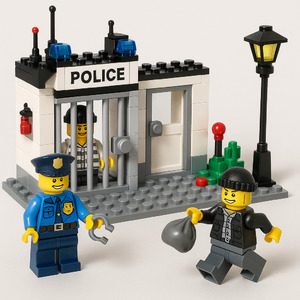 zdjęcie wygenerowane przedstawiające klocki lego