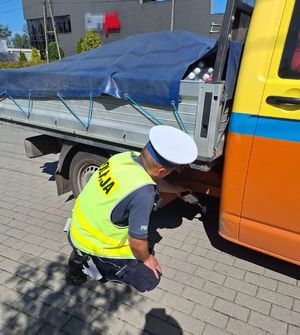 policjanci podczas działań