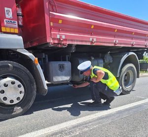 policjanci podczas działań