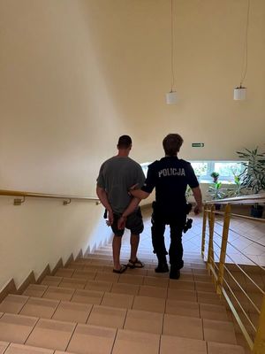 zatrzymany i maczeta