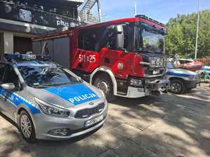 wspólne ćwiczenia służb na wodzie