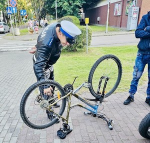 Kontrole rowerzystów na drogach Słupska i powiatu słupskiego.