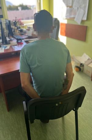 zatrzymani w rękach policji