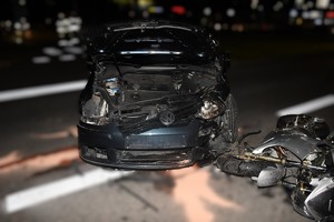 Spowodował wypadek po alkoholu i uciekł.