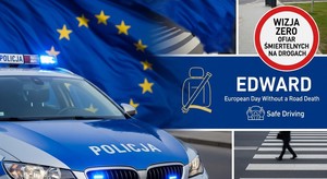 Europejski Dzień Bez Ofiar Śmiertelnych na Drogach - plansza