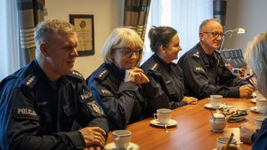 Spotkanie Komendanta Wojewódzkiego Policji w Gdańsku z Prezydium Zarządu Wojewódzkiego NSZZ Policjantów.