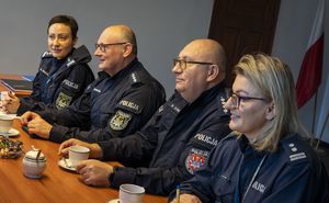 Spotkanie Komendanta Wojewódzkiego Policji w Gdańsku z Prezydium Zarządu Wojewódzkiego NSZZ Policjantów.