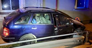 policjanci i zatrzymany po pościgu z narkotykami