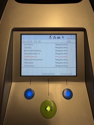 Tester wykazał narkotyki, 34-latek stracił prawo jazdy.