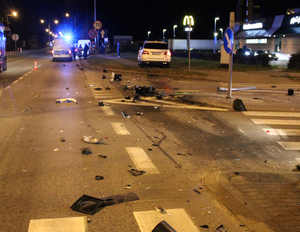 Nietrzeźwa kierująca wjechała w tył opla, którym kierował także nietrzeźwy kierowca