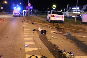 Nietrzeźwa kierująca wjechała w tył opla, którym kierował także nietrzeźwy kierowca