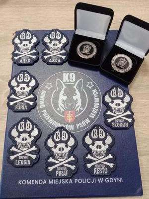 policjanci na spotkaniu z delegacją z Norwegii