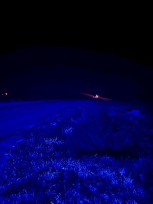 warunki w jakich drogą jechali nieoświetleni mali rowerzyści