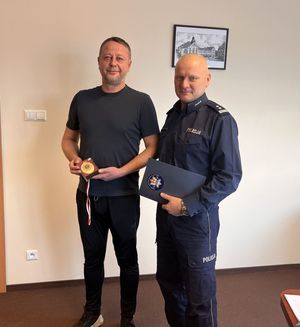 wyjątkowy trening pod okiem policjantów z Człuchowa.