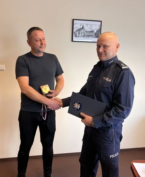 wyjątkowy trening pod okiem policjantów z Człuchowa.