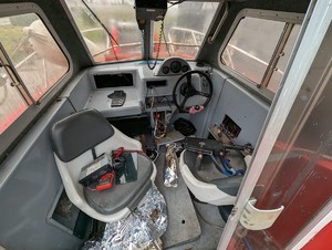 odzyskana przez policjantów łódź