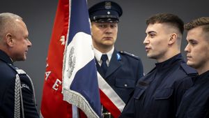 Ślubowanie nowo przyjętych policjantów i uroczyste obchody Narodowego Święta Niepodległości