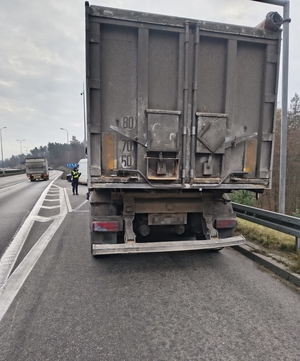 policjanci podczas działań