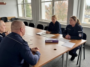 policjanci podczas Egidy