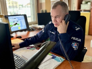 policjanci podczas Egidy