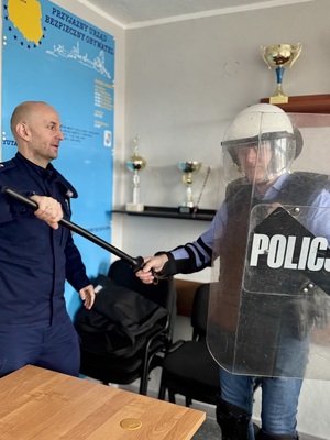 policjanci podczas Egidy