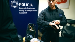 policjanci podczas Egidy