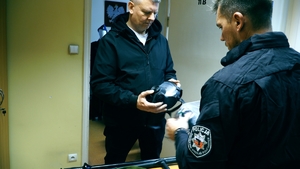 policjanci podczas Egidy