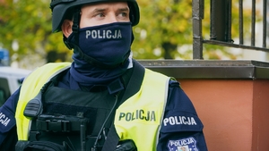 policjanci podczas Egidy
