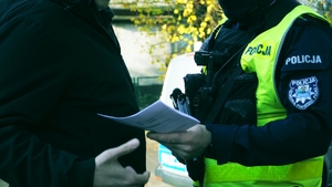 policjanci podczas Egidy