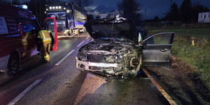 Wypadek na krajowej 20 w Borczu-Apelujemy o ostrożność!