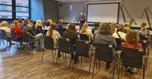 Policjant szkolił pracowników Europejskiego Centrum Solidarności