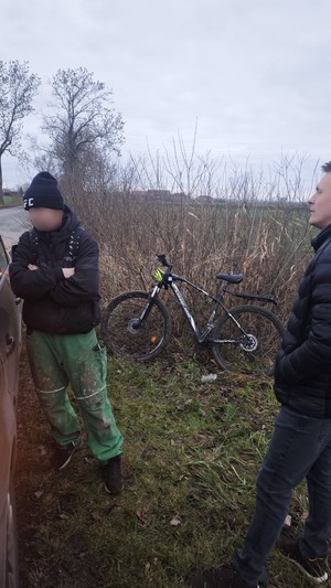 Nietrzeźwy rowerzysta