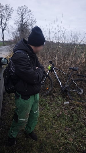 Nietrzeźwy rowerzysta