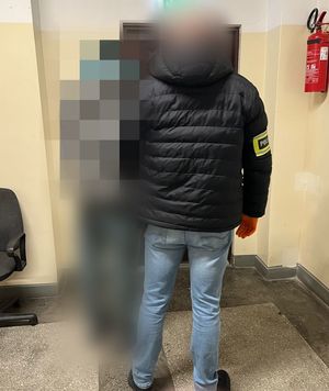 zatrzymany i technik