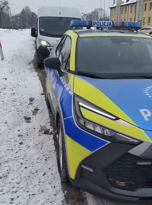 policjanci podczas działań