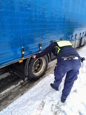 policjanci podczas działań