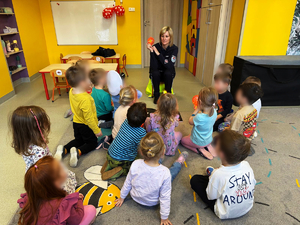 Spotkanie z przedszkolakami.