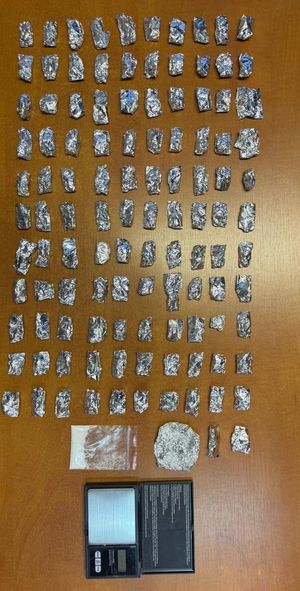 Zatrzymany za posiadanie i przygotowanie do obrotu mefedronem.