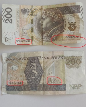 Gdańsk-Chcieli płacić imitacją banknotów (5)