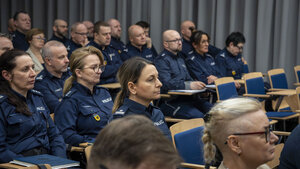 Pomorscy policjanci podsumowali miniony rok - odprawa