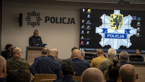 Pomorscy policjanci podsumowali miniony rok - odprawa